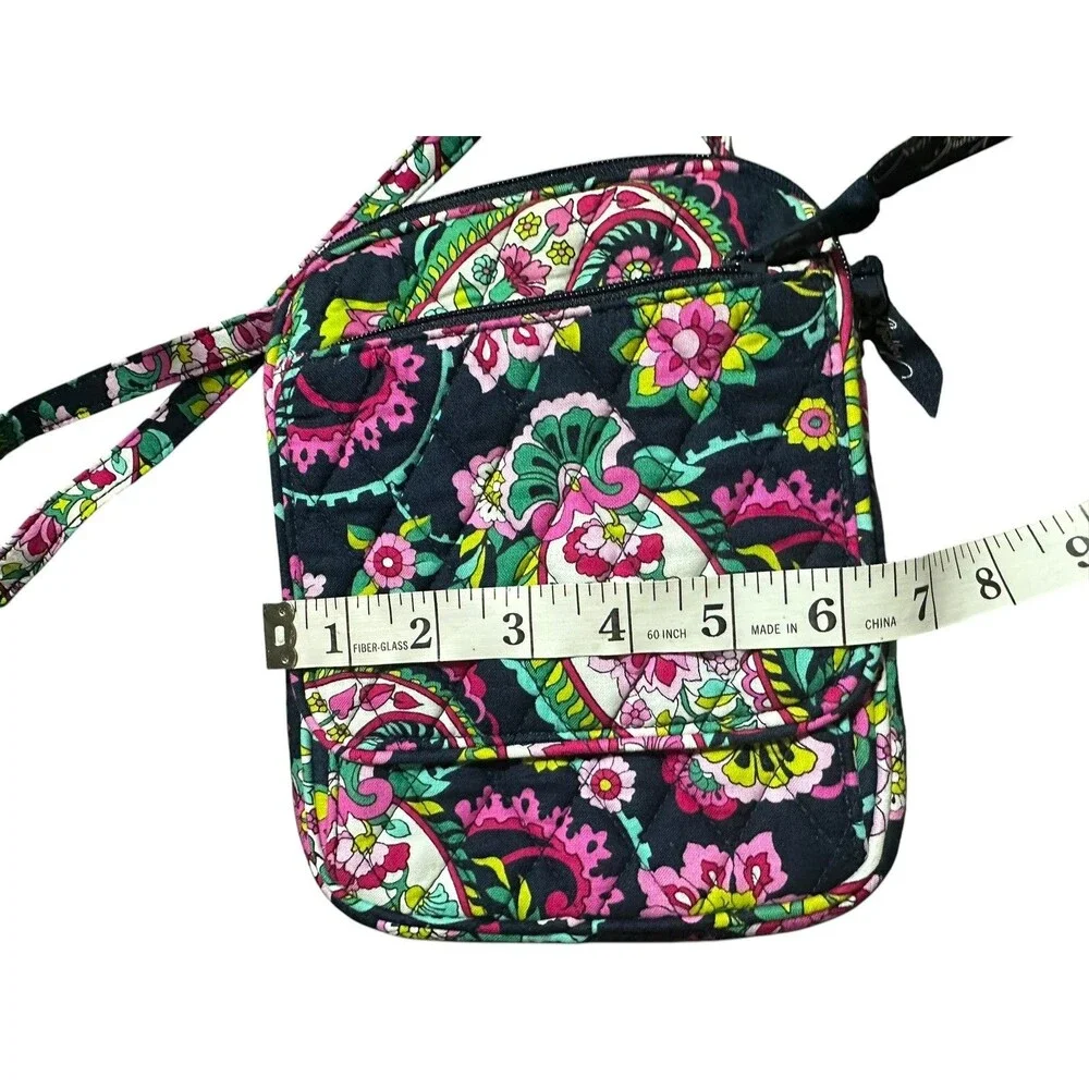 Vera Bradley Small Hipster Crossbody Bag - Petal Paisley Fabric Design NWOT
